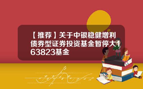 【推荐】关于中银稳健增利债券型证券投资基金暂停大163823基金