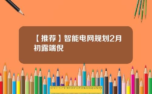 【推荐】智能电网规划2月初露端倪