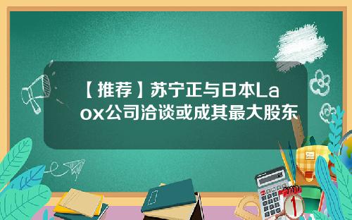 【推荐】苏宁正与日本Laox公司洽谈或成其最大股东