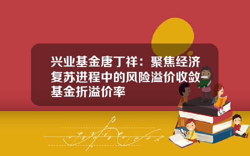 兴业基金唐丁祥：聚焦经济复苏进程中的风险溢价收敛-基金折溢价率