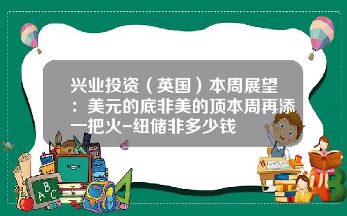 兴业投资（英国）本周展望：美元的底非美的顶本周再添一把火-纽储非多少钱