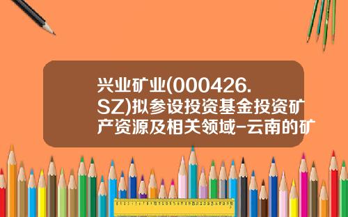 兴业矿业(000426.SZ)拟参设投资基金投资矿产资源及相关领域-云南的矿业投资公司