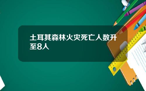 土耳其森林火灾死亡人数升至8人