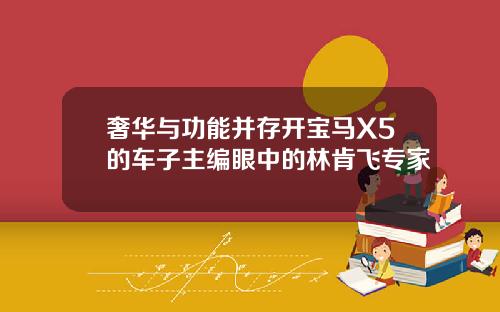 奢华与功能并存开宝马X5的车子主编眼中的林肯飞专家