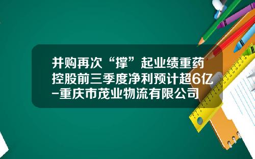 并购再次“撑”起业绩重药控股前三季度净利预计超6亿-重庆市茂业物流有限公司