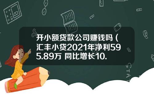 开小额贷款公司赚钱吗 (汇丰小贷2021年净利595.89万 同比增长10.2%)_1