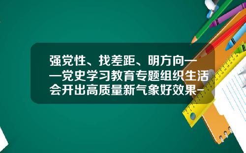 强党性、找差距、明方向——党史学习教育专题组织生活会开出高质量新气象好效果-天津友大小额贷款有限公司