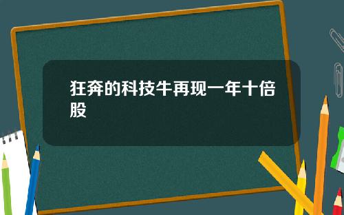 狂奔的科技牛再现一年十倍股
