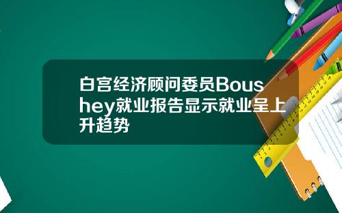 白宫经济顾问委员Boushey就业报告显示就业呈上升趋势