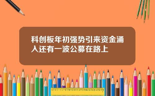 科创板年初强势引来资金涌入还有一波公募在路上