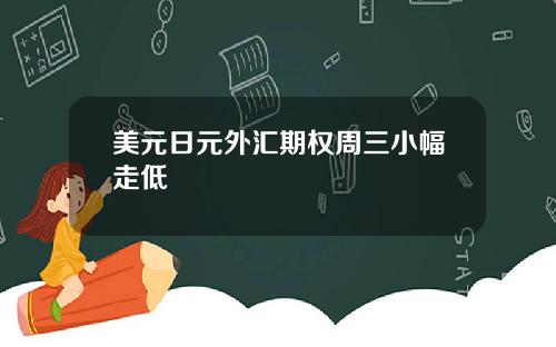美元日元外汇期权周三小幅走低