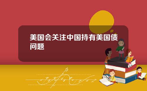 美国会关注中国持有美国债问题