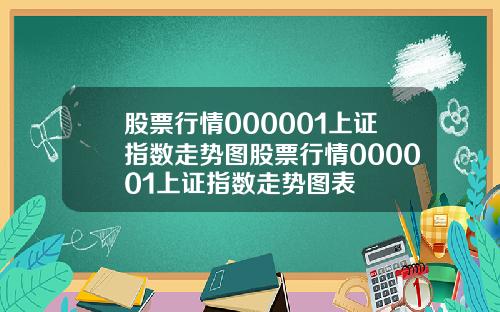 股票行情000001上证指数走势图股票行情000001上证指数走势图表