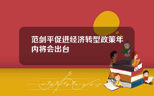 范剑平促进经济转型政策年内将会出台