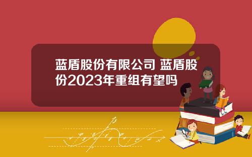 蓝盾股份有限公司 蓝盾股份2023年重组有望吗
