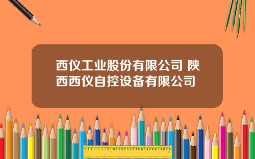 西仪工业股份有限公司 陕西西仪自控设备有限公司