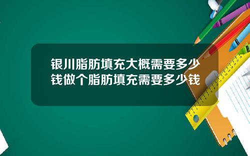 银川脂肪填充大概需要多少钱做个脂肪填充需要多少钱