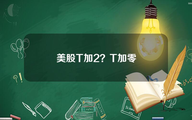 美股T加2？T加零