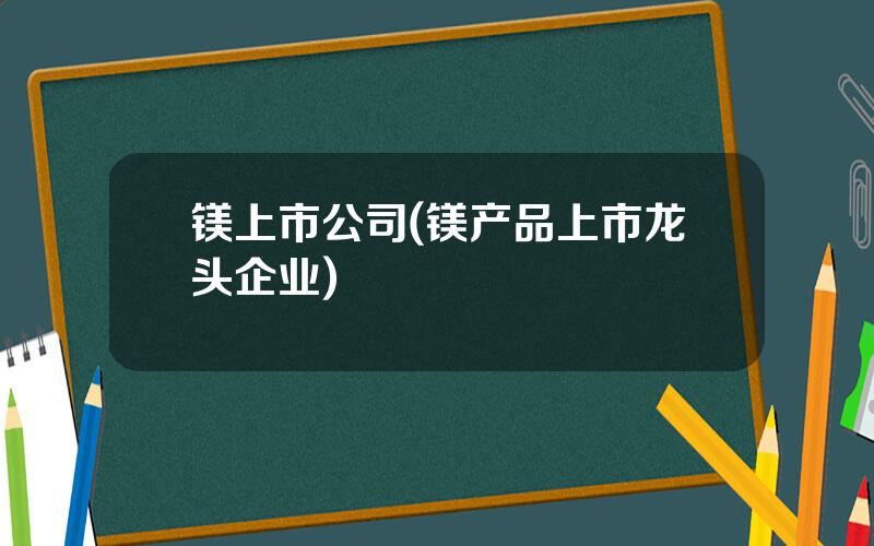 镁上市公司(镁产品上市龙头企业)